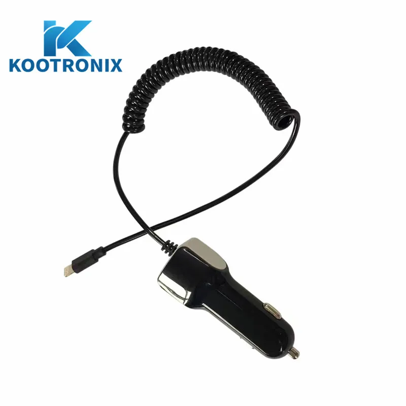 Kootronix USB Micro-USB Автомобильное Зарядное устройство для iPhone X 7 телефон автомобиль с