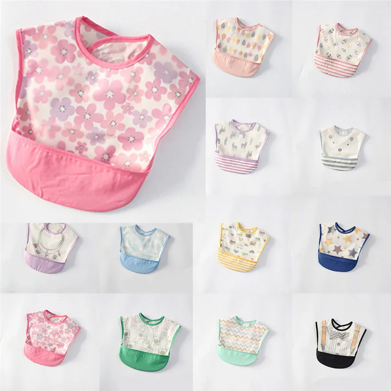 Toddler Baby Waterproof Sleeveless Bibs Burp Apron Polar bear Feeding Smock Clothing &amp Cloths | Детская одежда и обувь