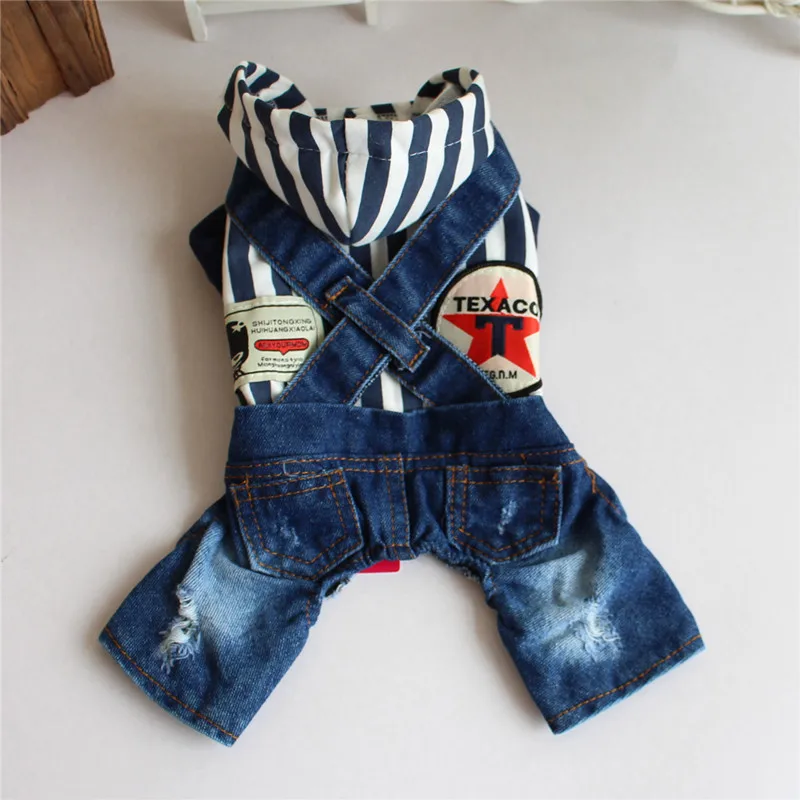 Dannyкарл домашние животные плюшевые осенние и зимние четырехногие джинсовые