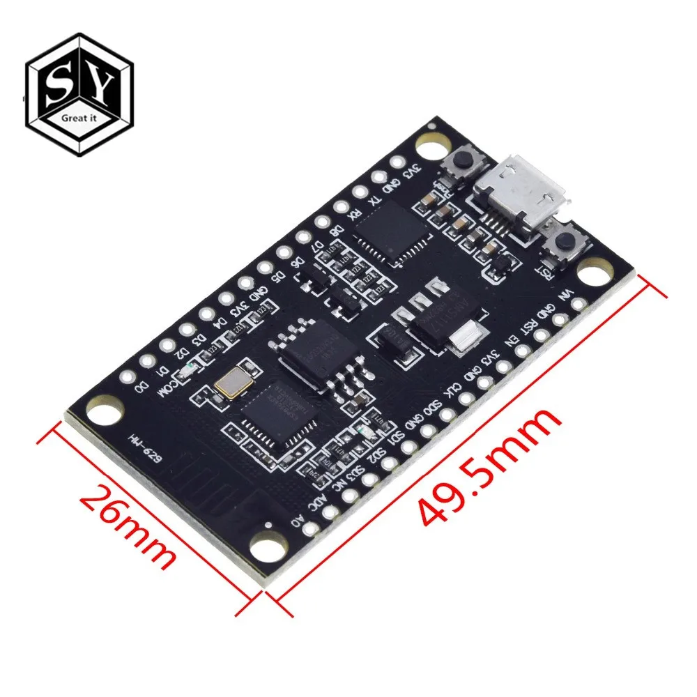 1 шт. ESP8266 CP2102 V3 nodemcn Lua WiFi модуль CH340 память 32 м флэш USB serial CH340G Беспроводной сетевая