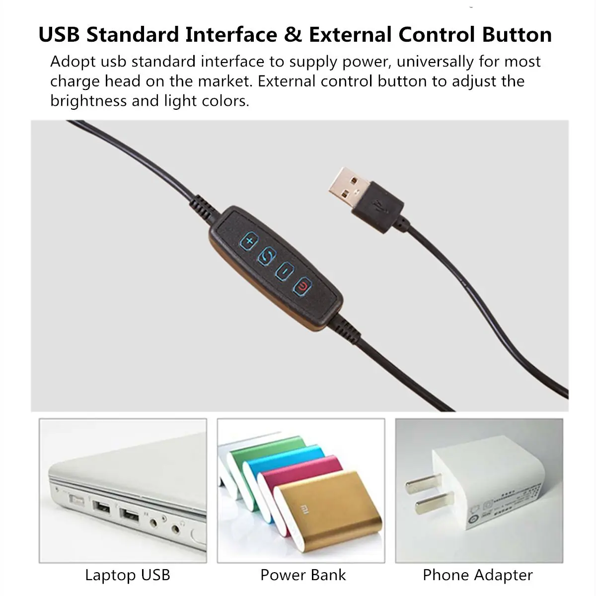 USB Мощность Клип держатель Светодиодный лампа для чтения настольная лампа 7 Вт Гибкая чтение в постели лампы для чтения настольная лампа для кабинет Уход за глазами ночной Светильник