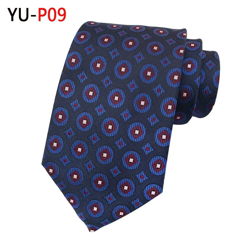 P09 Мужской галстук жаккард Gravata corbatas para hombre торжественное платье - Цвет: P09