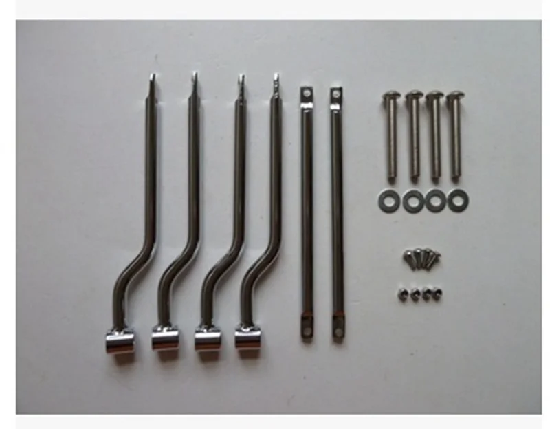 Мотоциклетная хромированная седельная сумка регулируемая опорная стойка