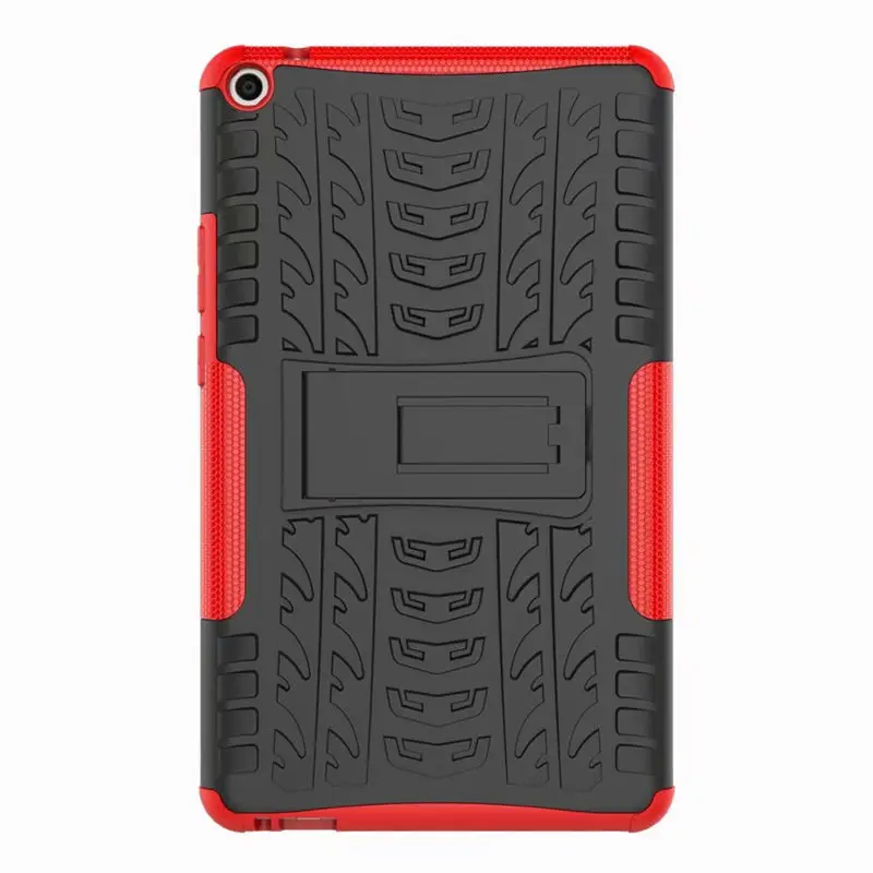 Red Чехол для huawei Mediapad T3, 8 дюймов, KOB-L09, KOB-W09, Honor Play Pad, 2, 8 дюймов, чехол, сверхпрочный, 2 в 1, гибридный, ТПУ, силиконовый, ПК, чехол - Цвет: Red