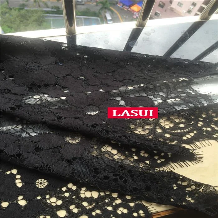 multicolor 7 LASUI 1,5 м* 1,5 м = 1 шт. Новое высококачественное 7 цветов шнур кружево с ресничками ткань французское кружево для diy свадебное платье аксессуары C0188 - Цвет: multicolor 7