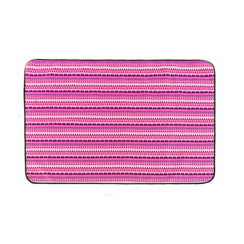 Водонепроницаемый тканевый коврик с узором волн пляжный складной для пикника