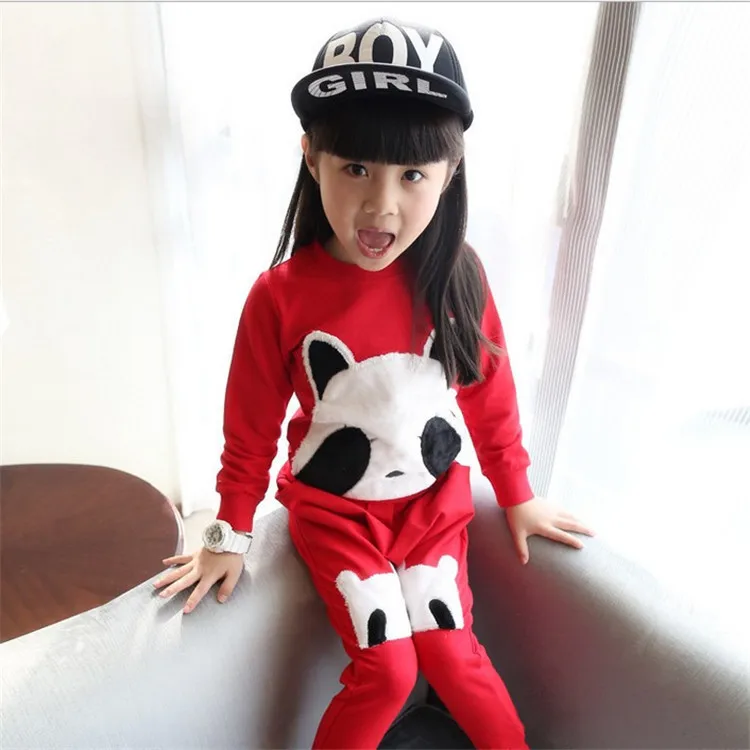 Новинка 2020 детский весенне-осенний костюм для девочек хлопковый из двух