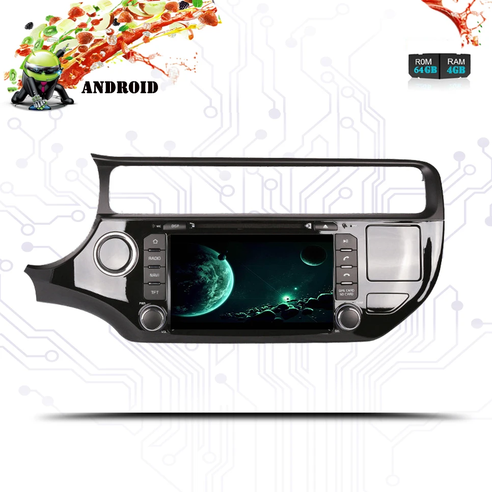 Android 9 0 4G/Android 8 1 2 DIN автомобильный DVD GPS для kia Forte K3 Cerato dvd Восьмиядерный 4 + 32 ГБ Радио