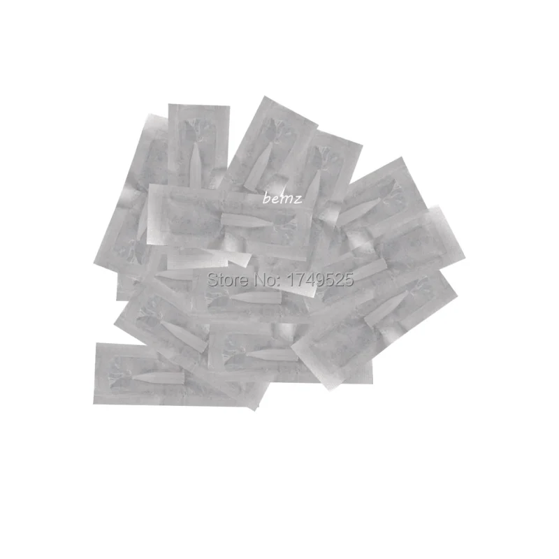 Тату 1RL стандартные тату иглы наконечники 100 шт. для перманентного макияжа бровей