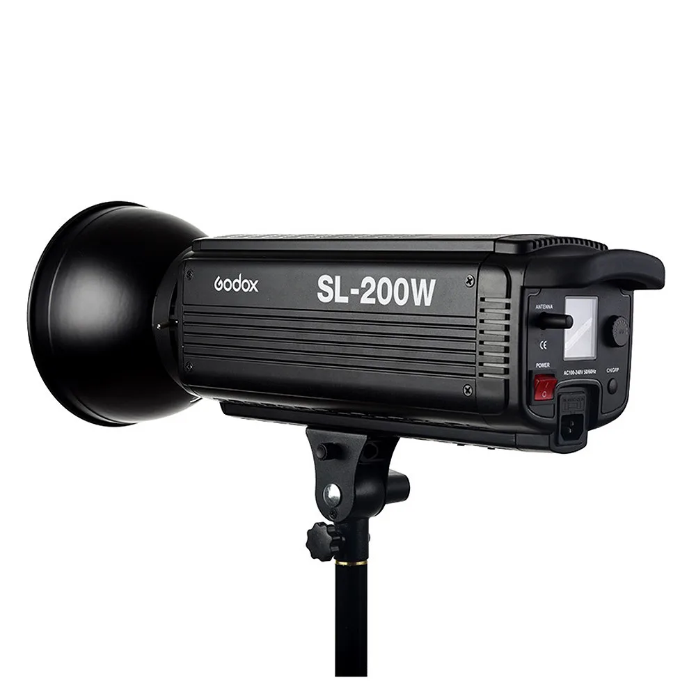 Godox SL-200W 200Ws 5600K непрерывный светильник, студийный светодиодный светильник для видео с софтбоксом, светильник со стандартным отражателем