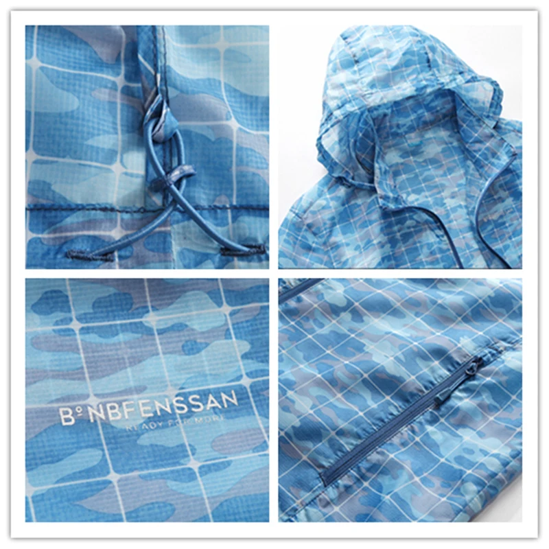 

High Quality Quick Drying skin Windbreaker Sun Protection Clothing Ultra-thin Waterproof Breathable UV protection jacket 6732A