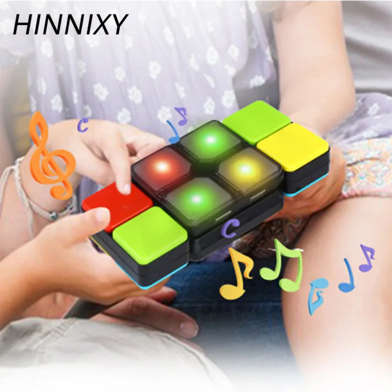 Hinnixy волшебный куб, ночник, умная головоломка, электронная музыка, светодиодный, игрушки, креативный сменный игровой светильник, светильники, подарок на день рождения