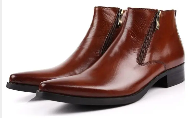 Ботинки мужские из натуральной кожи ручная работа |