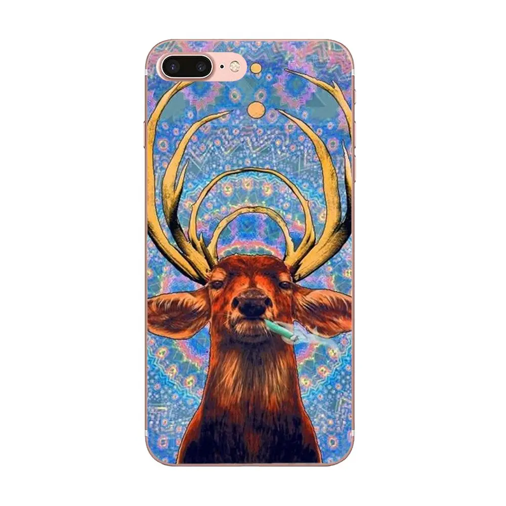 Psychedelic рисунок Сова глаза Черный телефон Мягкий чехол для Samsung Galaxy Note 5 8 9 S3 S4 S5 S6 S7 S8