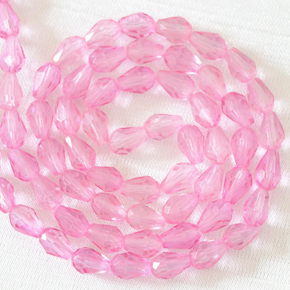 Charms 10x15mm Teardrop Faceted Crystal Glass Rhinestones Newly Diy Loose Beads 30pcs Wholesale Price Findings Accessories B1177 | Украшения