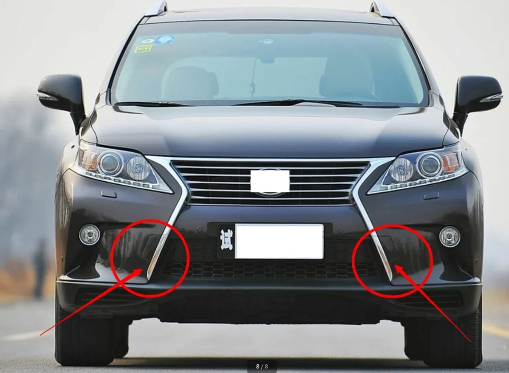 Крышка QX 1 шт. для Lexus RX270 RX350 RX450H 2012 2013 передний бампер буксировочный кронштейн крышка оболочки отделка полосы Артикул покрытие