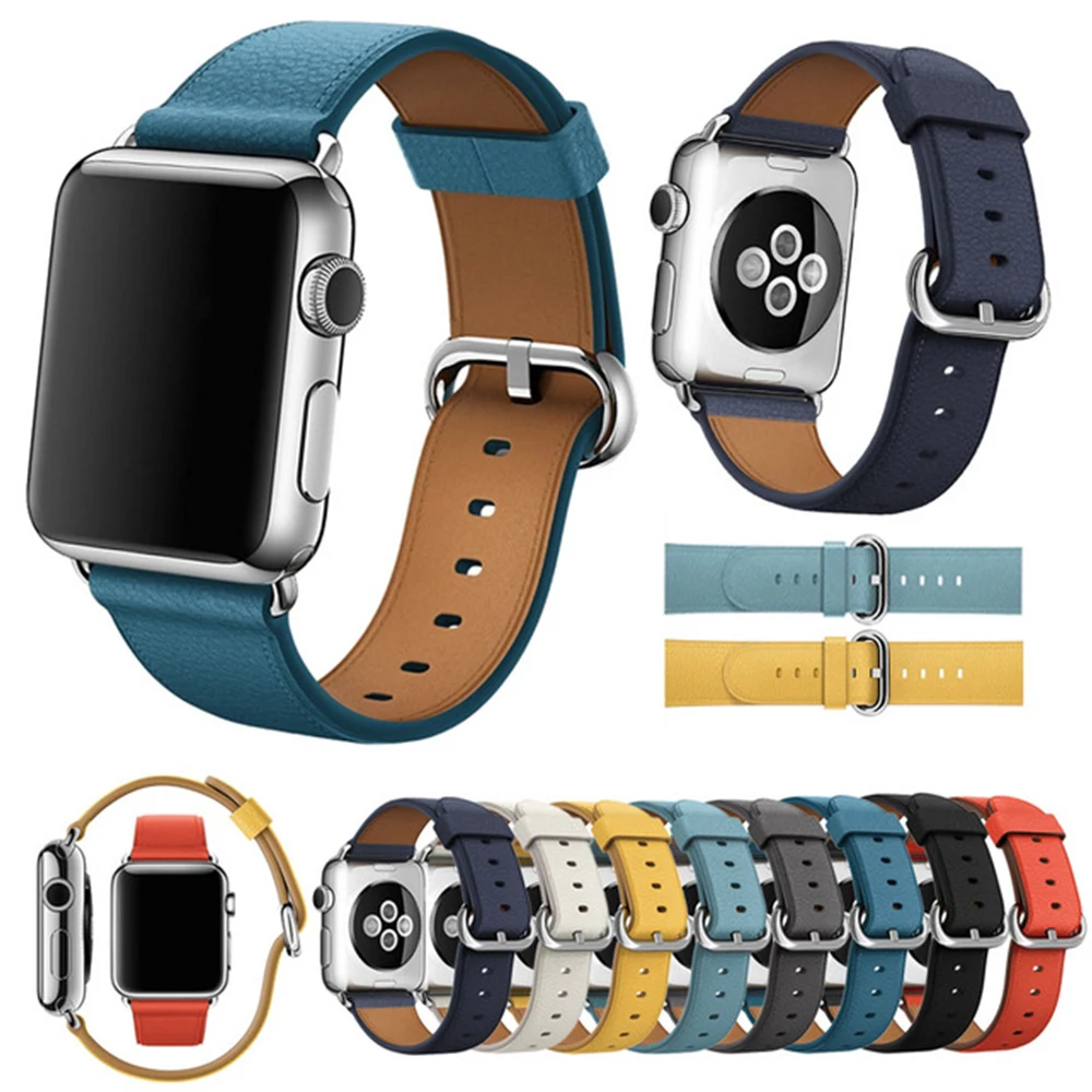Ремешок из натуральной кожи для Apple Watch Band 40 мм 44 42 38 браслет Iwatch Series 4/3/100% 2/1 |
