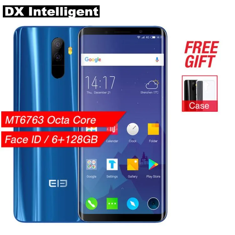 ElePhone U 5 99 &quotFHD + 18:9 полный экран Android 7 0 Face ID MTK6763 Octa Core 6 ГБ 128 13.0MP двойной камера