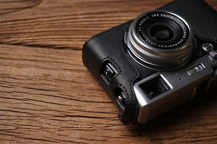 Чехол для камеры Fuji X100T Mr. Stone из натуральной кожи ручной работы полусумка