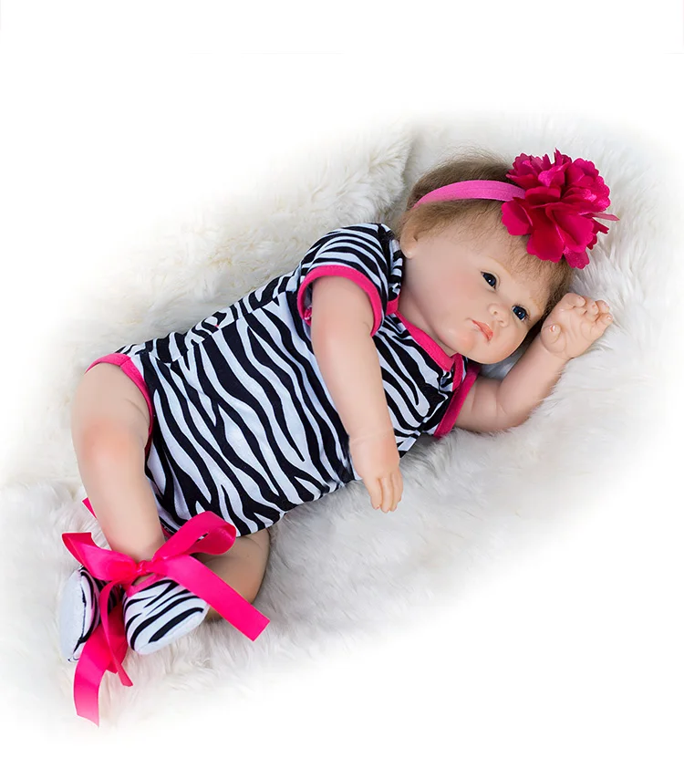 

NPK COLLECTION 48CM realistic lifelike baby doll bebes reborn playing toys for kids Christmas Gift for girls soft silicone dolls