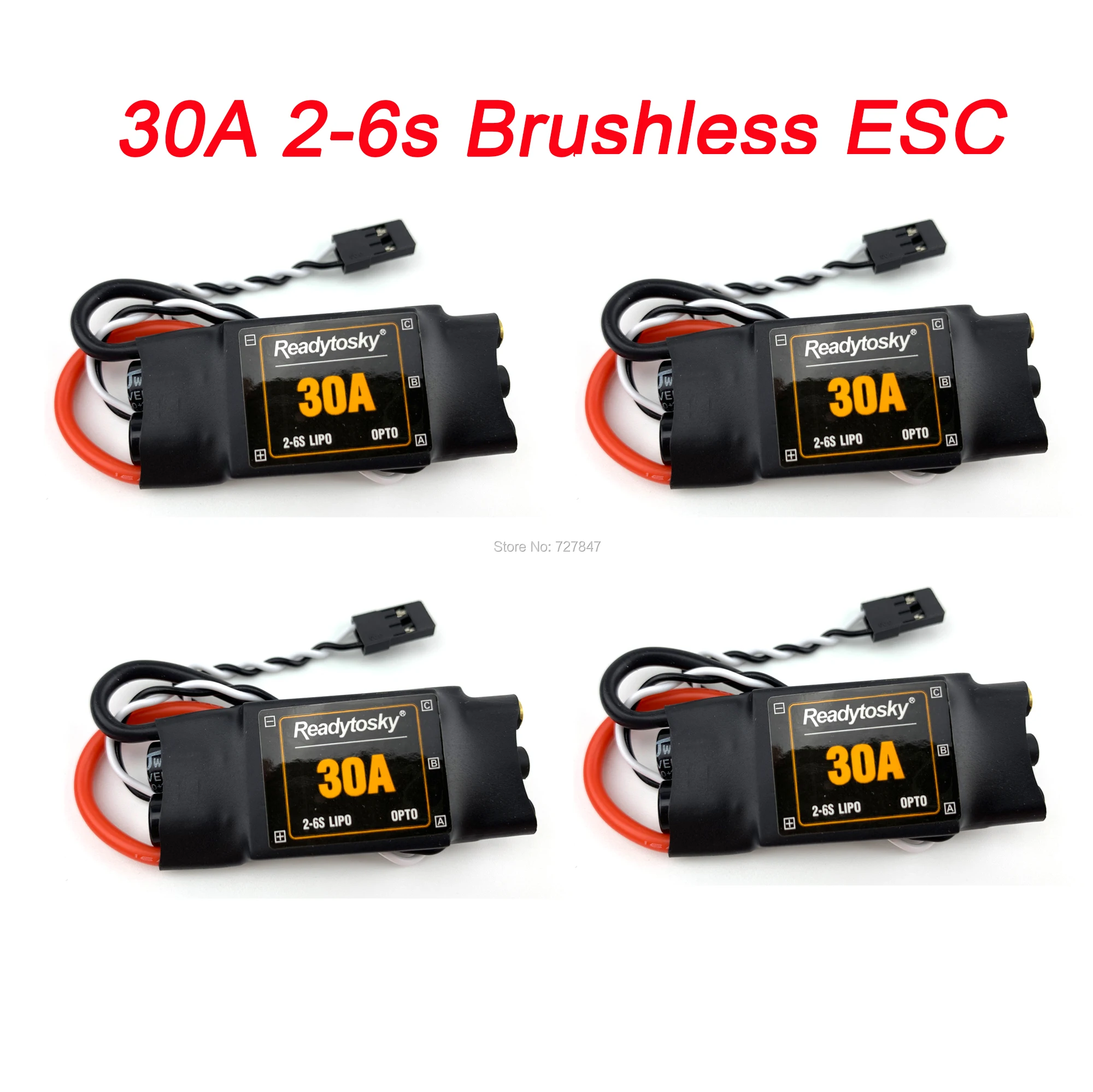40A ESC OPTO 2-4S бесщеточный ESC электронный регулятор скорости для F450 S500 ZD550 RC вертолет Квадрокоптер