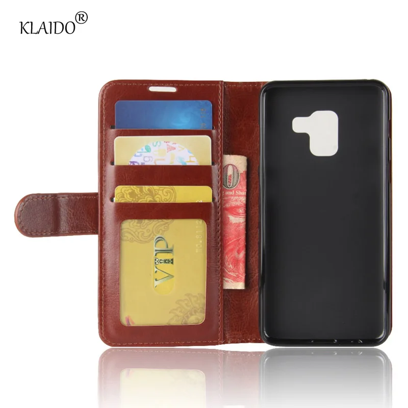 For Samsung Galaxy A5 2018 Case Flip Phone Bag A 5 A530F PU Leather Pouch Sleeve | Мобильные телефоны и аксессуары