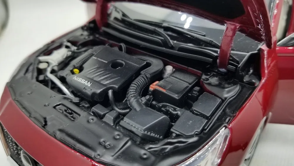 1:18 литая модель для Nissan Teana Altima красный Седан сплав игрушечный автомобиль миниатюрная Коллекция подарков