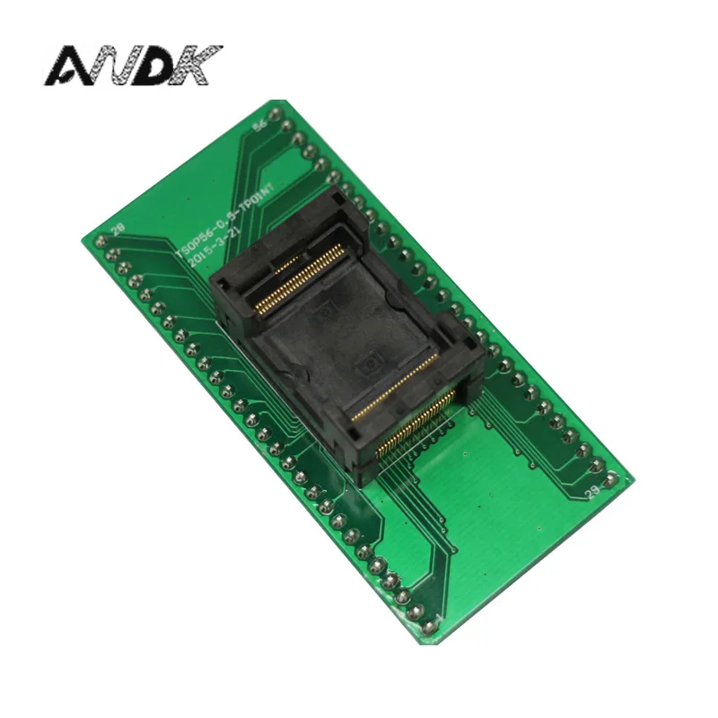 10 шт./лот ANDK TSOP56 Opentop программируемая розетка 0 5 IC тестовая Flash Burn in Socket Adapter Высокое