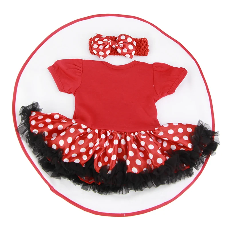 KEIUMI Baby Doll Платье с красным Санта-Клаусом костюм для 22-23 дюймов Reborn Девушки Одежда