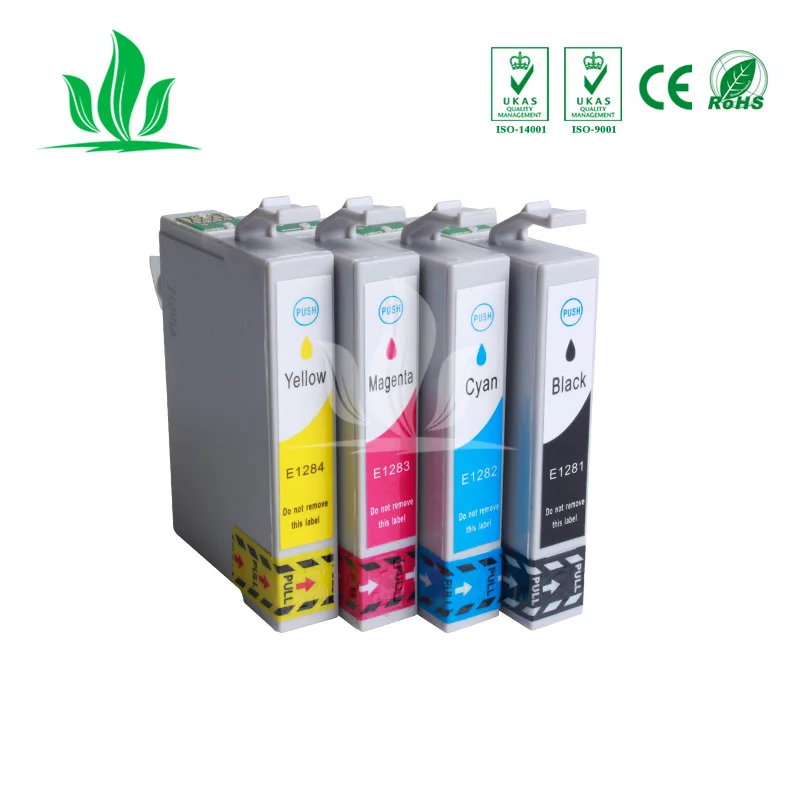 4 X T1281 совместимый чернильный картридж для EPSON Stylus S22 SX125 SX130 SX230 SX235W SX420W SX425W SX430W SX435W