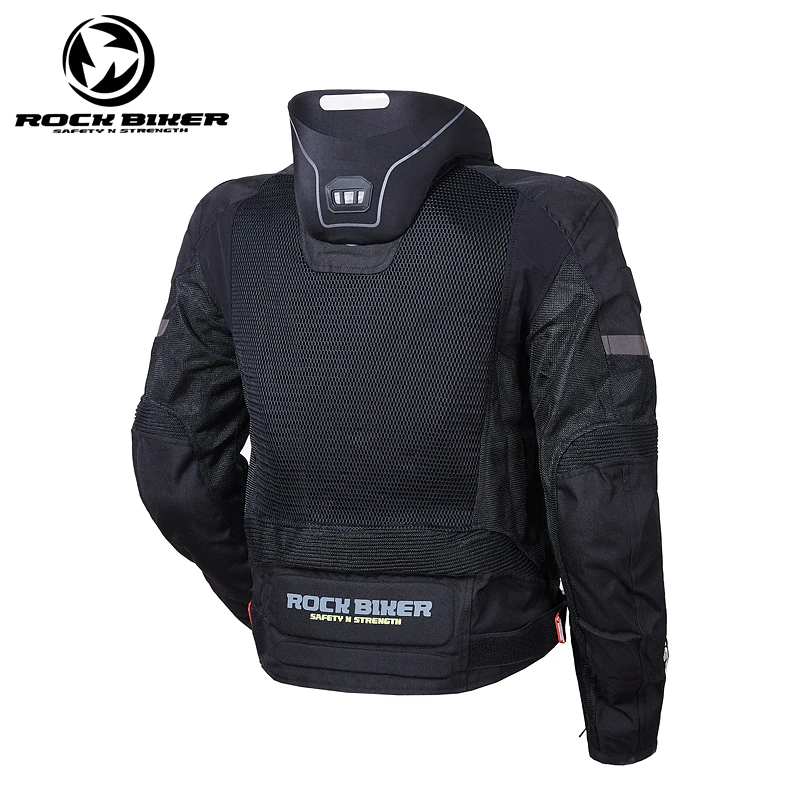 Мужская мотоциклетная куртка ROCK BIKER дышащая сетчатая непромокаемая из