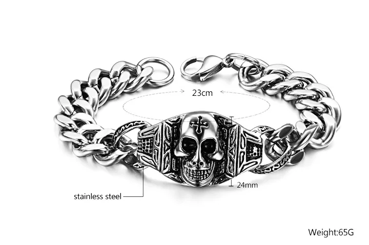 Новые корейские ювелирные изделия личность Таро ретро браслет титановая сталь