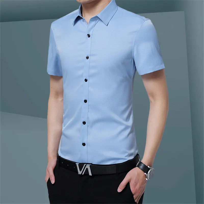 LOPQ 2017 High-Quality Men Shirts Business Long Sleeve Casual Striped Cotton Shirt Fitness Popular Designs P419 |