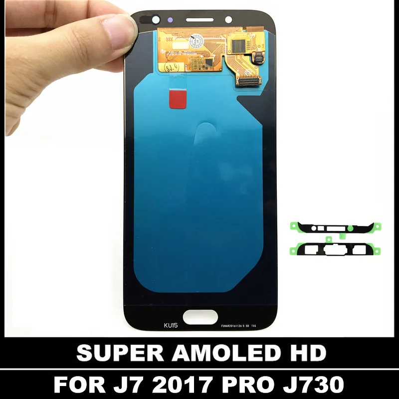 Полный дигитайзер LCDs Замена для Samsung Galaxy J7 Pro 2017 J730 J730F телефон ЖК дисплей