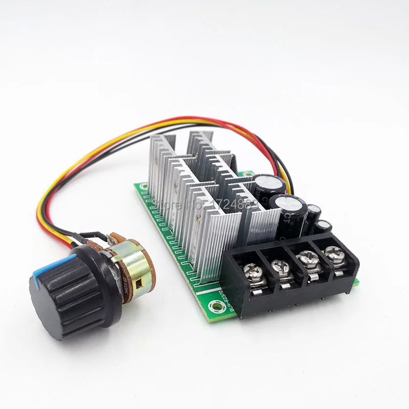 PWM 0%- DC контроллер щетки двигателя регулятор скорости двигателя Модуль 10 V-55 V MAX40A