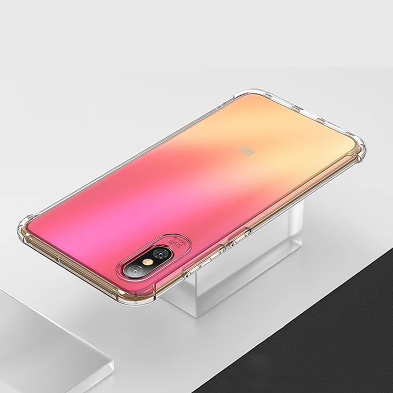 Прозрачный Xiaomi Mi 8 Lite чехол Xiaomi Mi 8 чехол s для Xiaomi Mi 8 SE Funda тонкий прозрачный противоударный ТПУ мягкий чехол для Xiaomi Mi 8 Pro - Цвет: Прозрачный