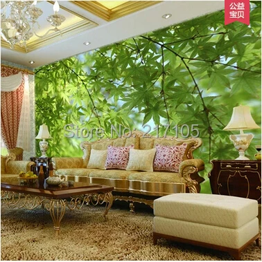 Большие фотообои на заказ современные и закрытые большие обои для гостиной ТВ