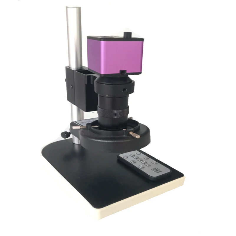 

8X-130X C-Mount lens 16MP 1080P 30fps HDMI USB Digital Industrial Video Microscope Camera smartphone IC PCB Repair