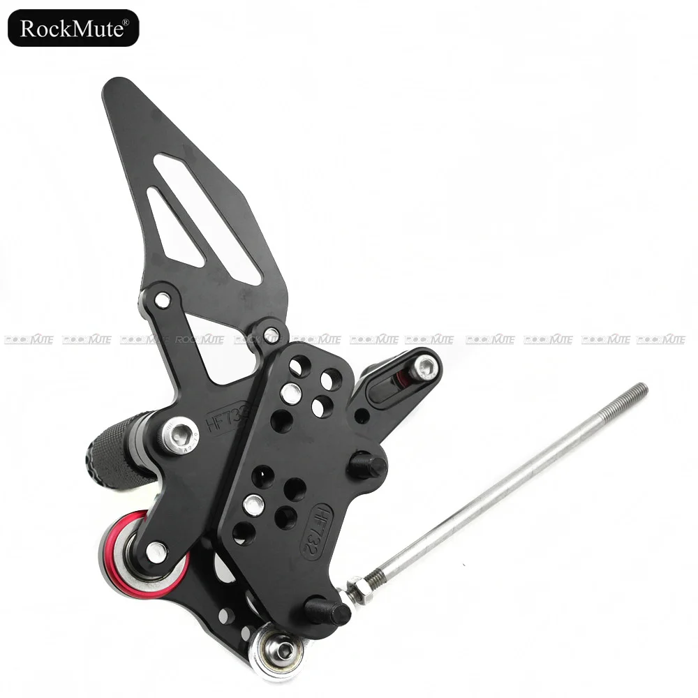 Подножки для мотоцикла для Kawasaki Ninja 300/EX300 2013- CNC Регулируемый рычаг для ног рычаг переключения тормоза педальные подложки для ног задний Набор