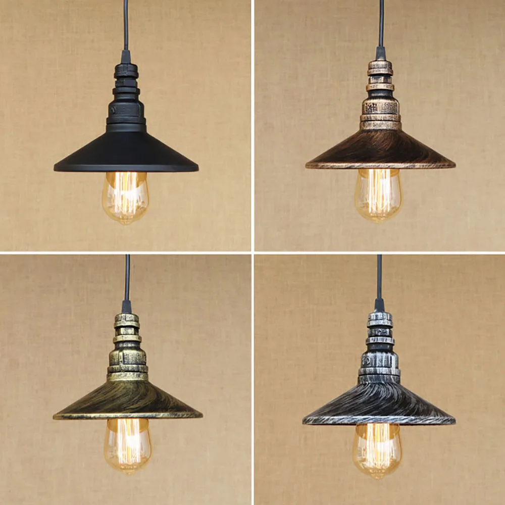 Промышленная железная водопроводная труба Лофт 4 цвета винтажный подвесной