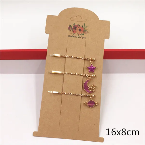 16x8cm 50 шт бумажные винтажные цветочные ювелирные изделия карты, бирки для драгоценностей коробки ювелирных изделий для ожерелья/серьги/шпильки/аксессуары упаковки - Цвет: 16x8cm
