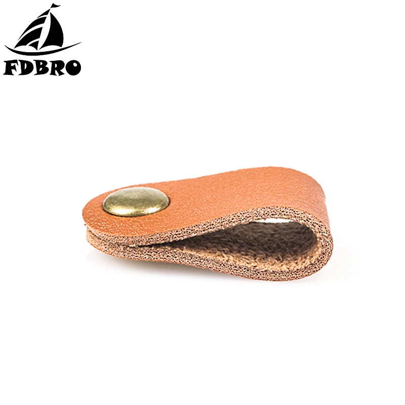 FDBRO 1 шт. кожаный зажим для кабеля наушников держатель шнура обмотка органайзер