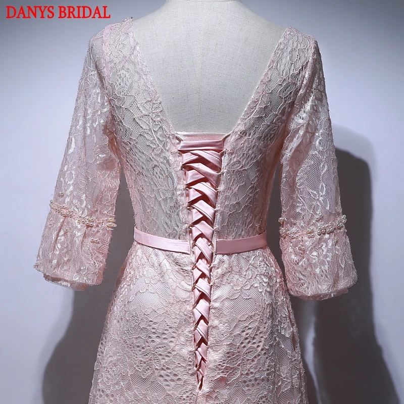 Кружевные платья для матери невесты с длинным рукавом свадебные трапециевидные