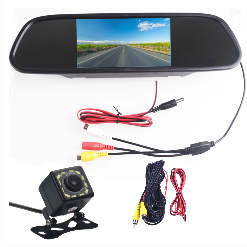

5.0" 5.0 Inch CCD HD Waterproof Parking Monitor Car Rear View Monitor Video DVD Player Car Audio Auto For Car Reverse Camera