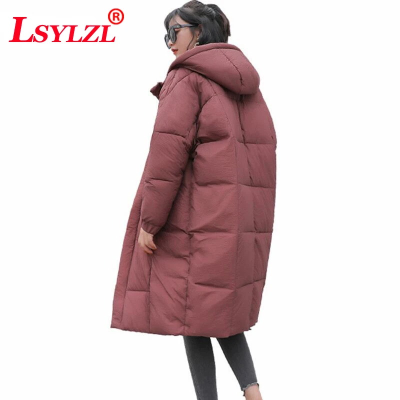 Зимняя куртка пальто 2018 Новая женская хлопковая парка размера плюс теплая