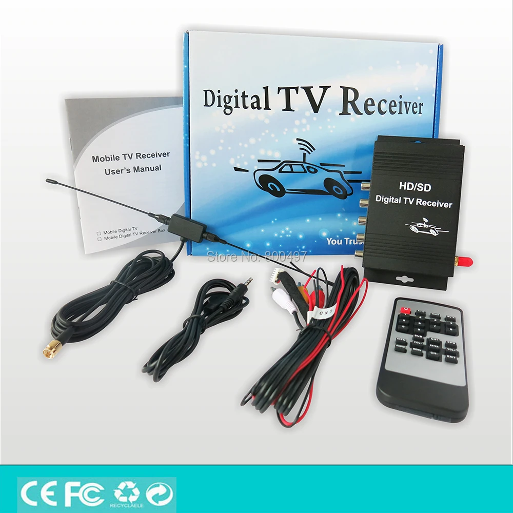 Автомобильный ISDB T One Seg HD 1080P HDMI цифровой CVBS мобильный ТВ приемник MPEG4 MPEG2 тюнер