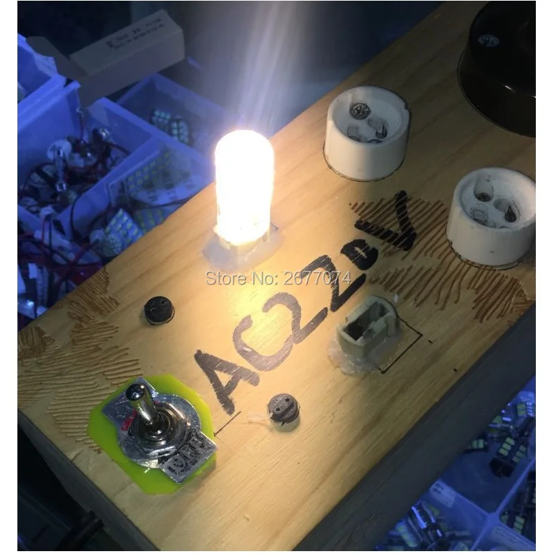 4 Вт AC 220 В белый теплый G9 46SMD 4014 декоративный светодиодный светильник