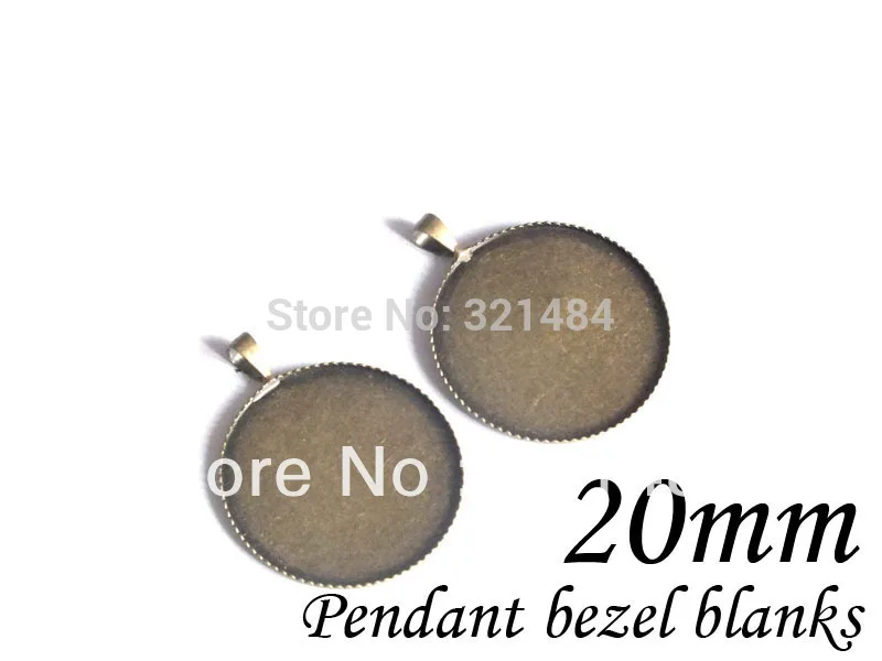 

Бесплатная доставка! 100 шт./лот Античная бронзовая металлическая подвесная основа/подвесной лоток 20 мм Безель пустая Камея Установка