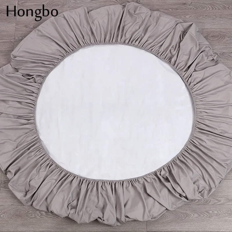 Однотонный защитный матрас Hongbo с эластичным белым/черным водонепроницаемым