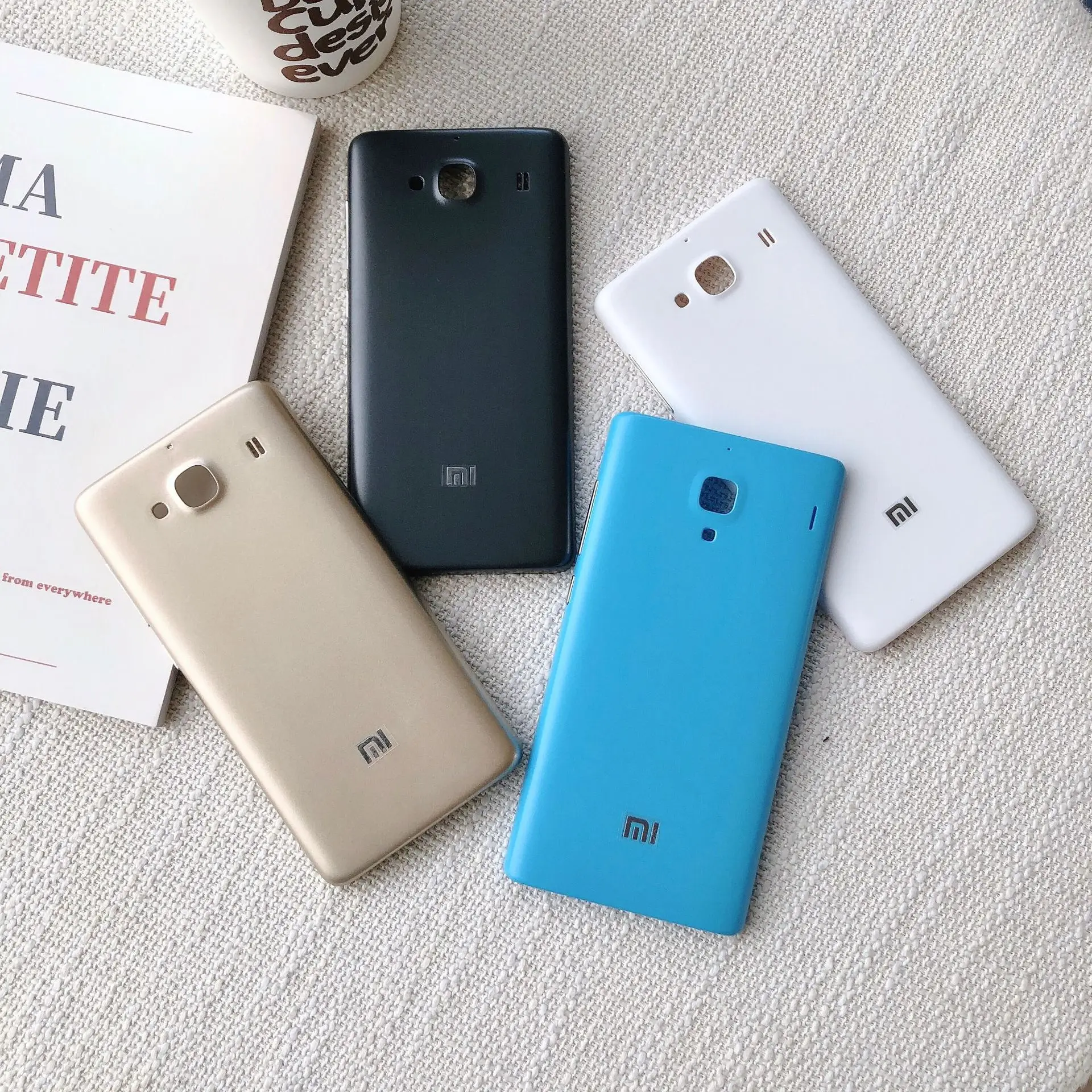 Оригинальный Корпус для Xiaomi Redmi 2S батарея задняя крышка мобильного телефона